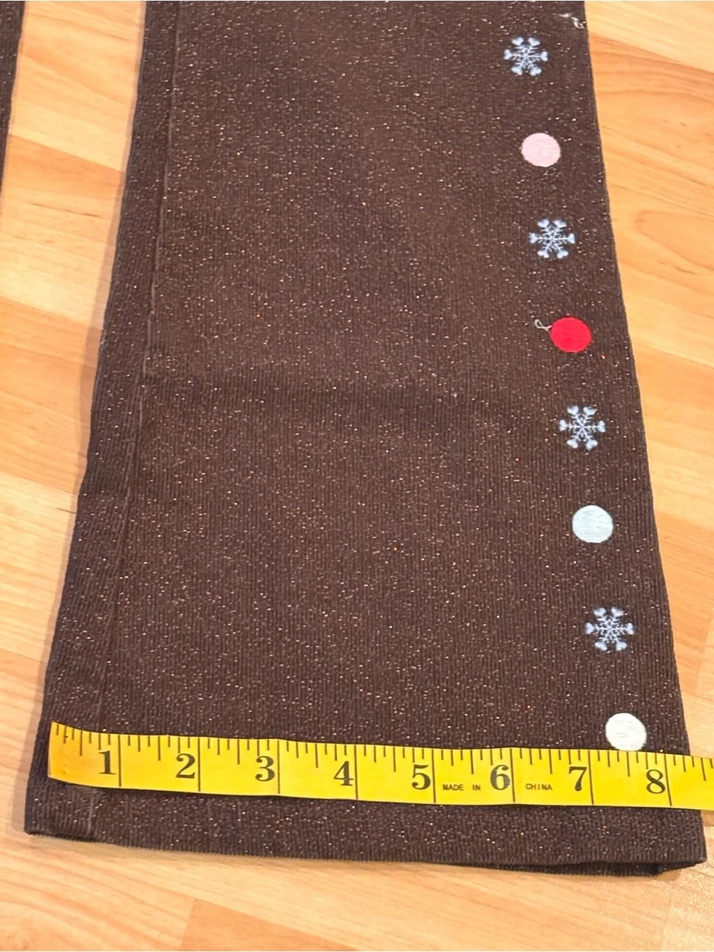 Gymboree Y2K Brown Sparkly Flare Corduroy Pants